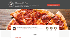 Desktop Screenshot of mymamamiaspizza.com